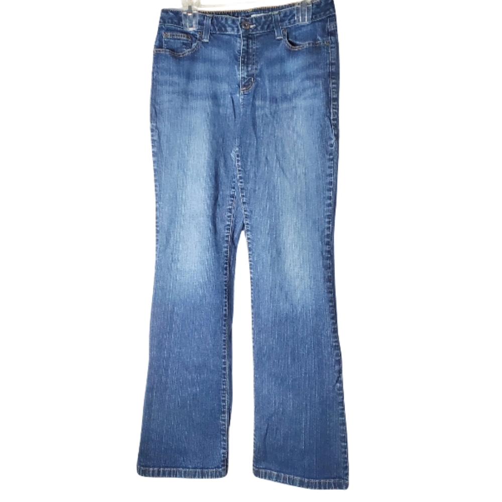 DKNY SOHO Women's blue Jeans Denim 12R Dark Wash Bootcut